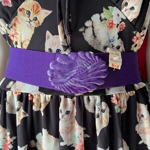 🍒💣 Vintage purple stretchy belt